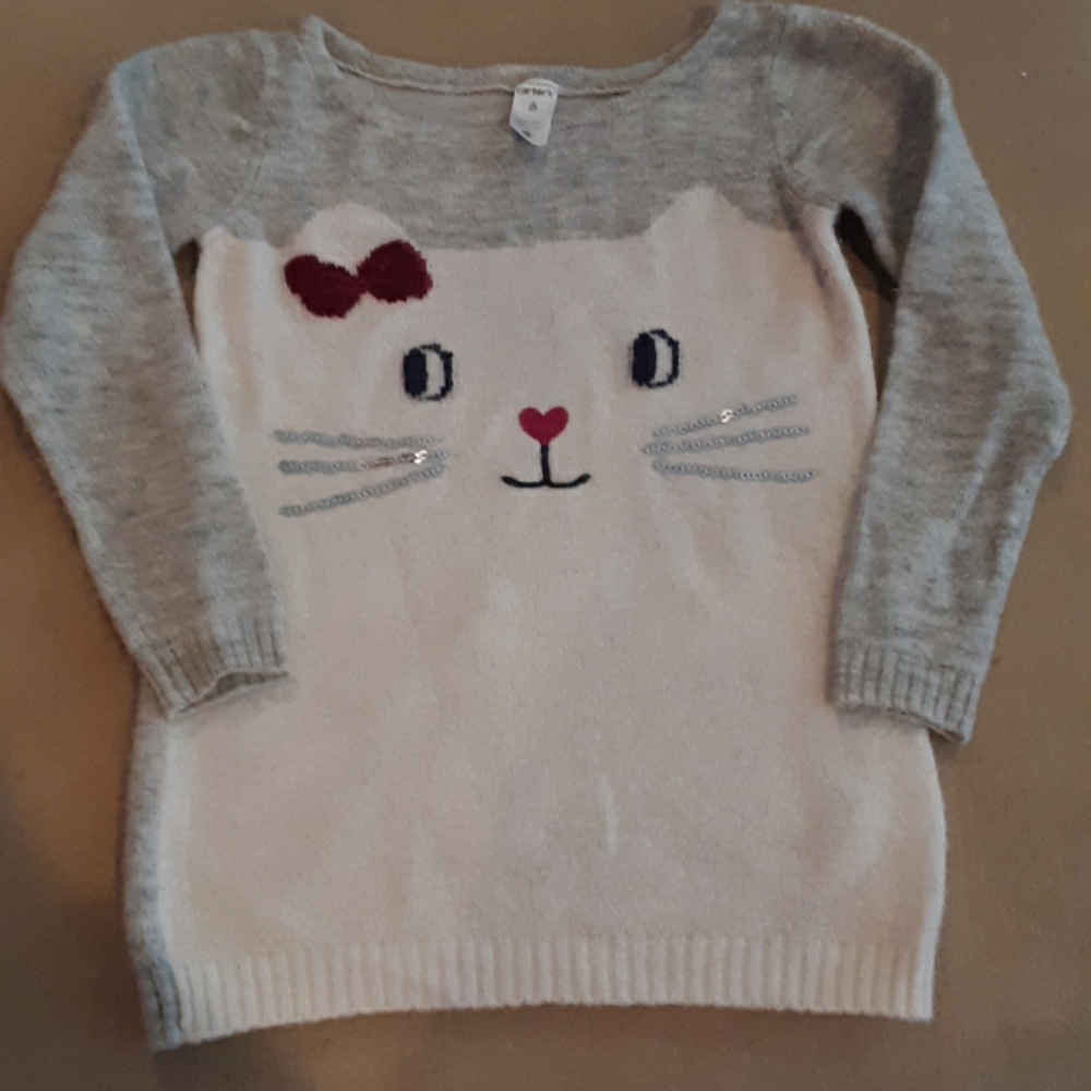 Girls  kitty sweater